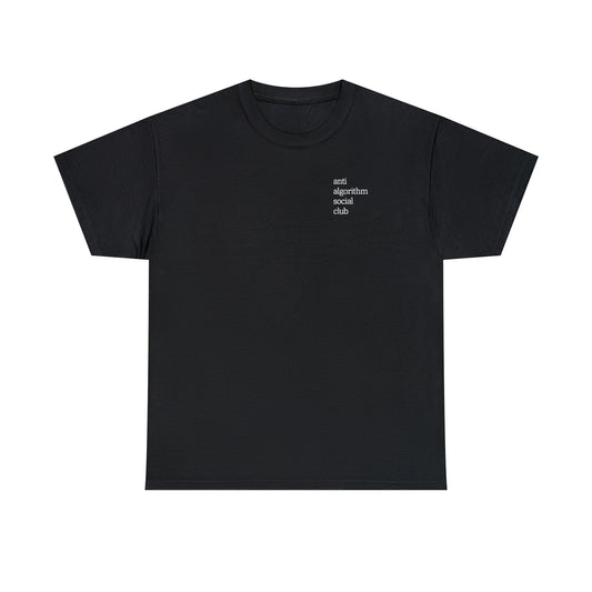 Anti Algorithm Front and Back Unisex Tee